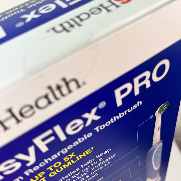 NEW Sealed EasyFlex Pro Premium Rechargeable Toothbrush Antibacterial Bristles - Picture 7 of 9